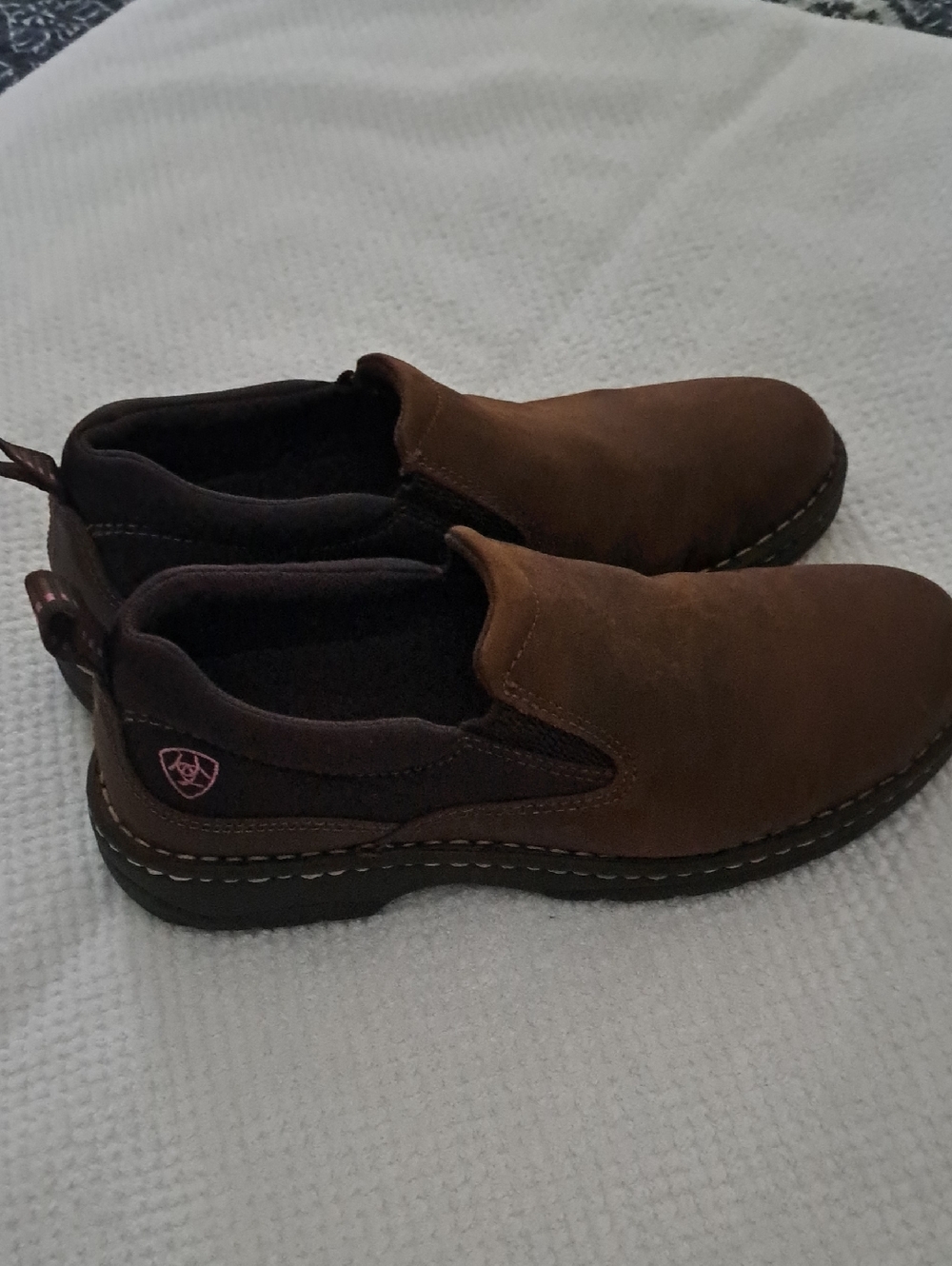 Ariat Brown Slip-On Casual Leather Loafers